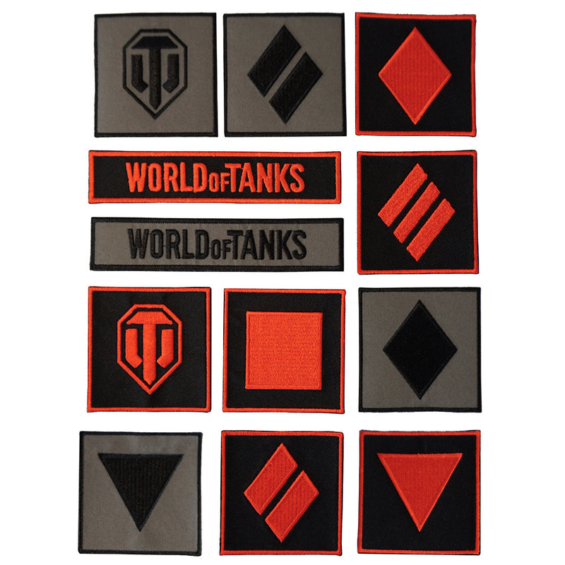 World of Tanks hættetrøje med lynlås og mærker grøn