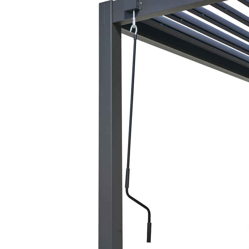 AXI Raya Aluminium Pergola 300 x 400 cm - Antracit