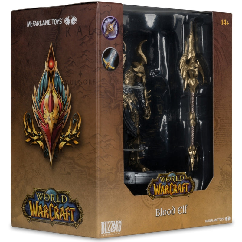 World of Warcraft Blood Elf 1:12-skala Limited Edition poseret figur McFarlane Toys