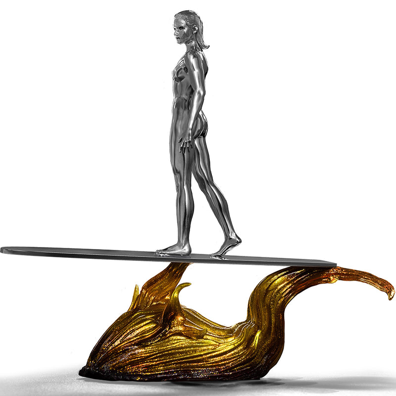 Iron Studios Fantastic Four: First Steps - Silver Surfer statue Art Scale 1/10