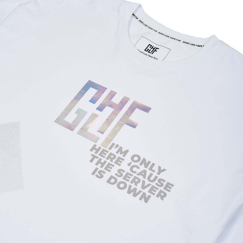 FragON - Server Down T-shirt hvid, L/XL