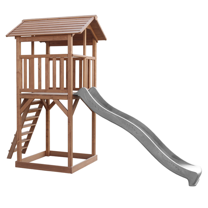 AXI Beach Tower Legetårn Brun- Grå Rutsjebane