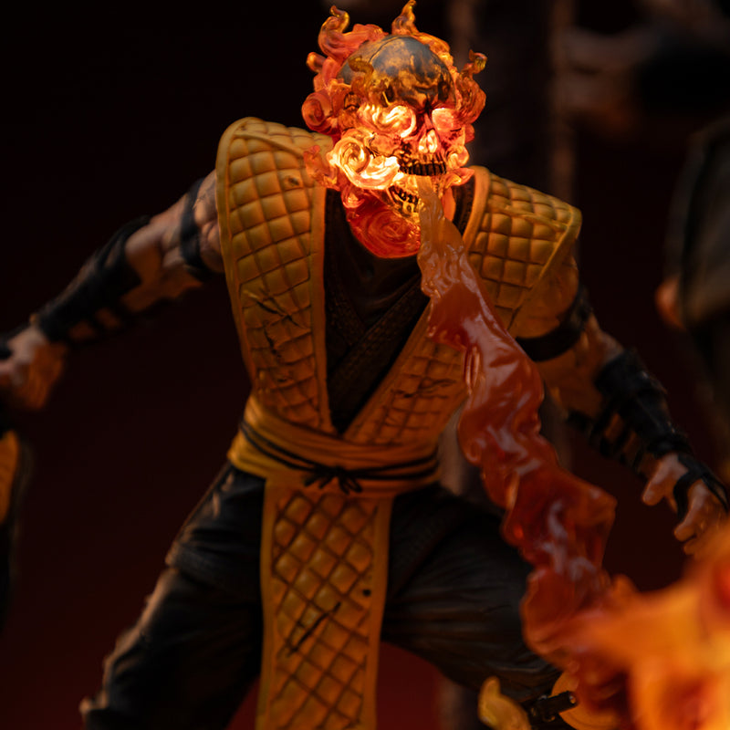 Iron Studios Mortal Kombat - Scorpion Fatality Deluxe Art Scale 1/10