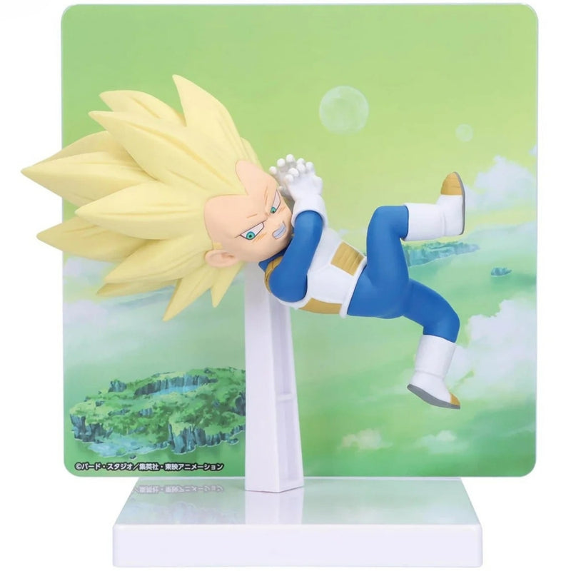 Bandai Dragon Ball Daima - Daima Super Saiyan 3 Vegeta (Mini) figur med panel
