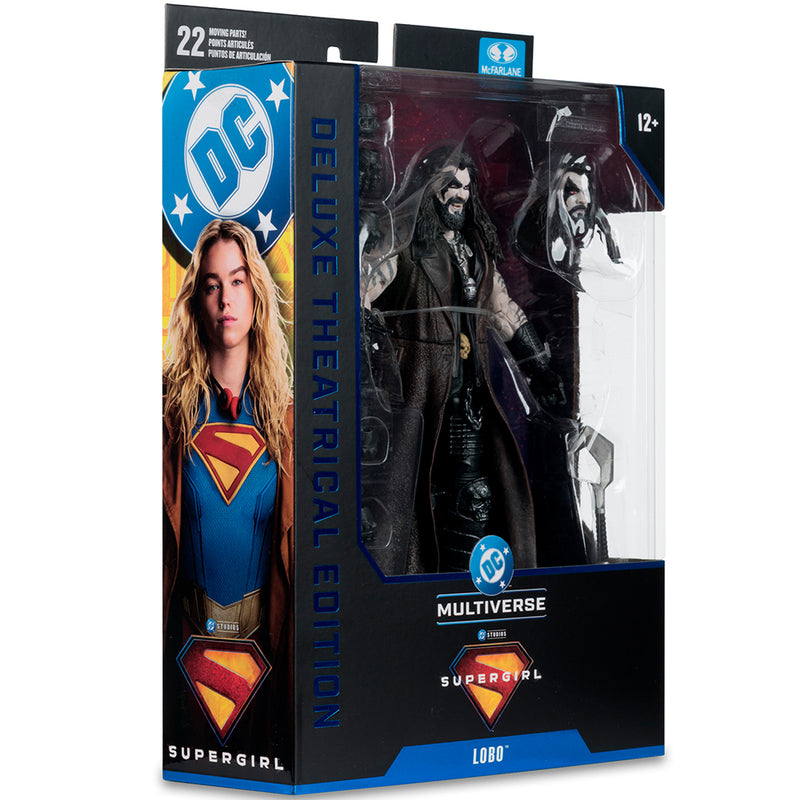 DC Multiverse Lobo (Supergirl Movie) 7 tommer actionfigur (Deluxe Theatrical Edition) McFarlane Toys