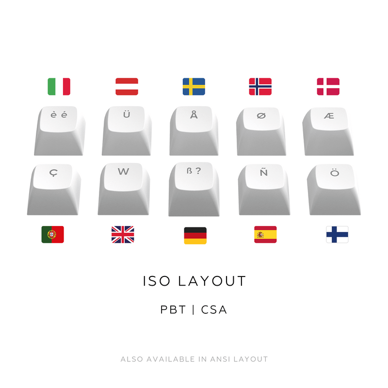 Dark Project ALU Terra Nostra hvid - kablet gamingtastatur (ISO DE)