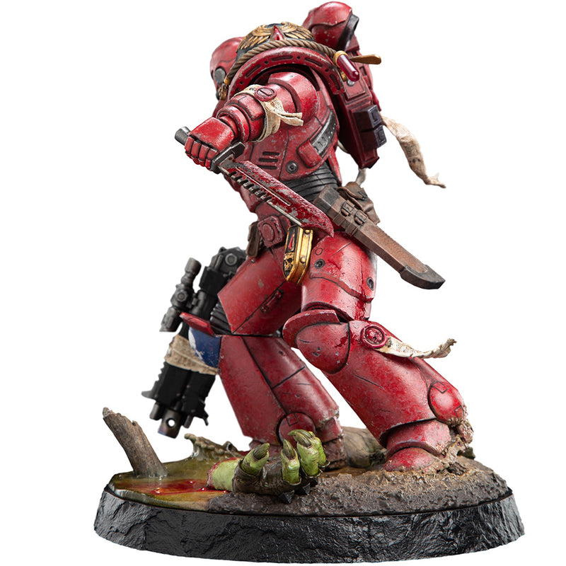 Weta Workshop Warhammer (40k): Blood Angels Intercessor Sergeant statue - 1:10-skala