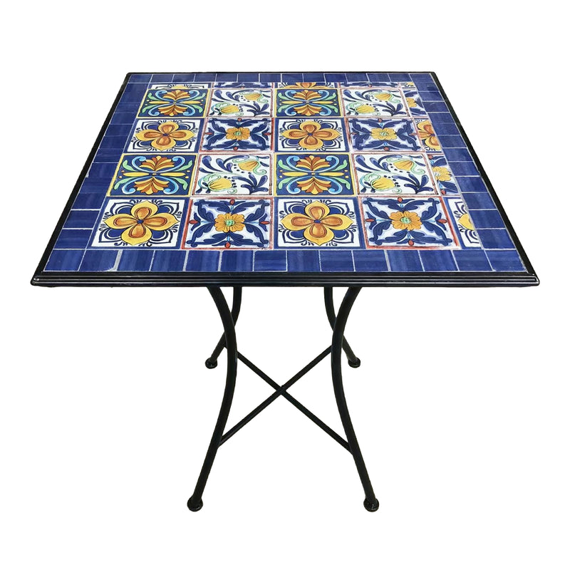 AXI Camilla Bistrosæt Mosaik - Middelhavsstil Blå/Gul