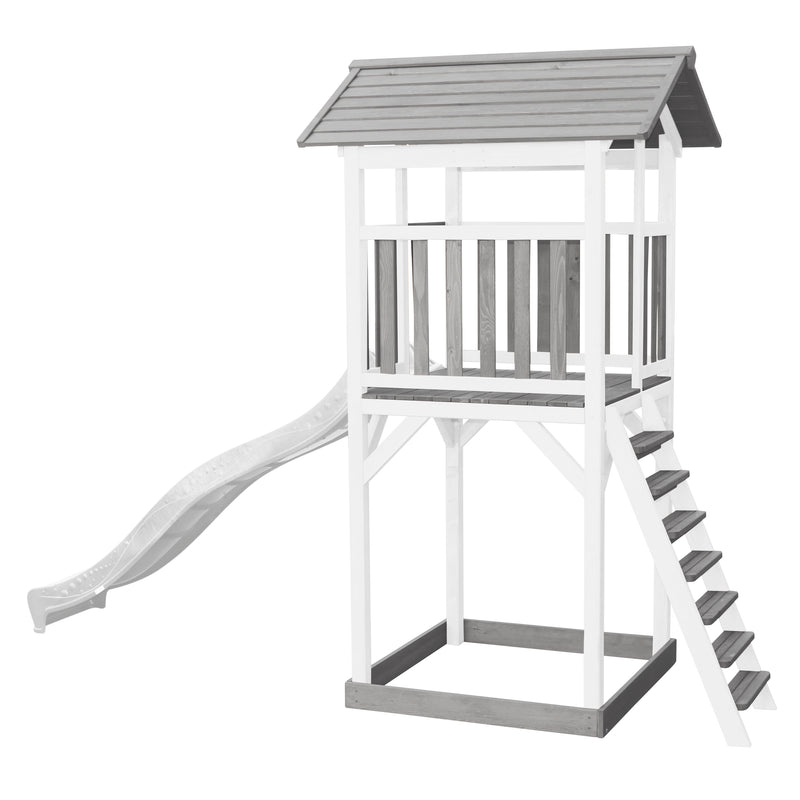 AXI Beach Tower Legetårn Grå/Hvid - Hvid Rutsjebane