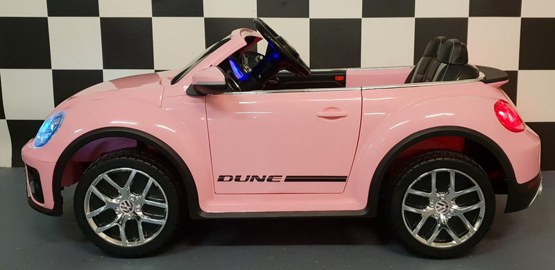 Volkswagen Beetle 12V elbil til børn – pink