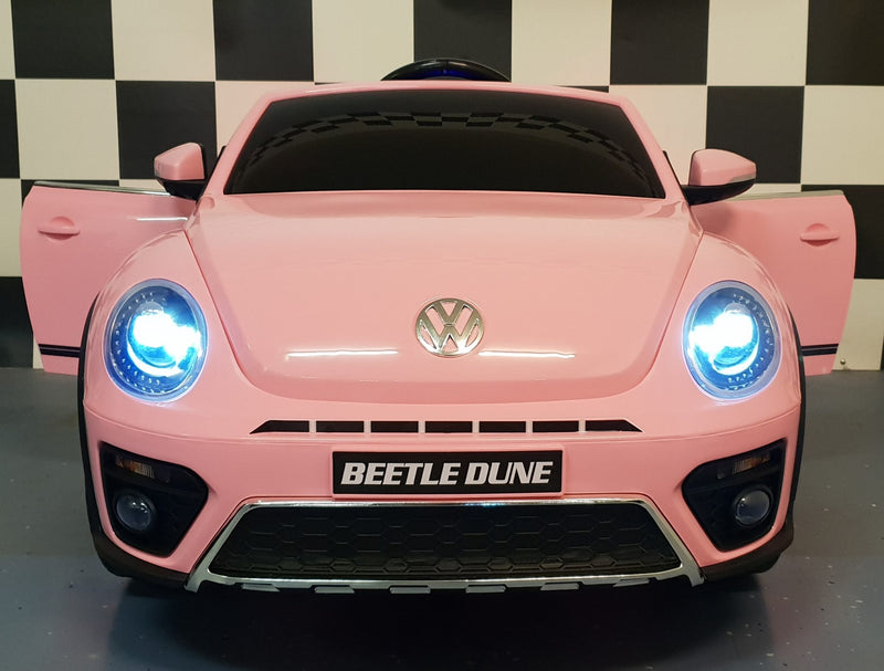Volkswagen Beetle 12V elbil til børn – pink