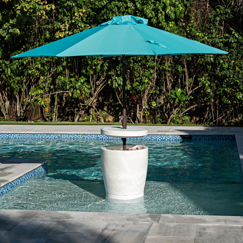 Step2 Vero In-Pool Shade Poolbord Hvid