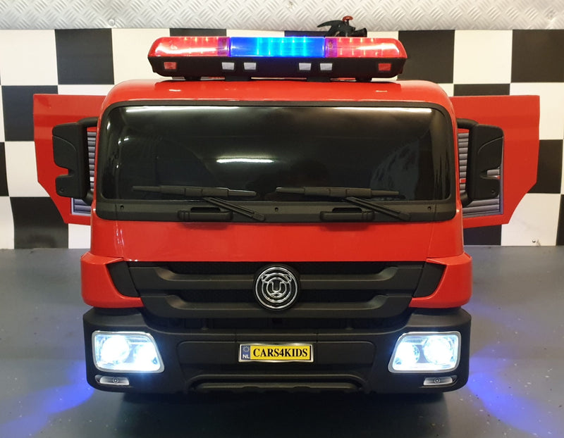 Brandbil 12V elbil til børn med fjernbetjening
