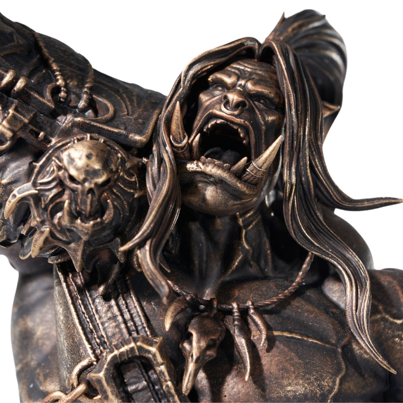 Blizzard World of Warcraft Grommash Hellscream statue