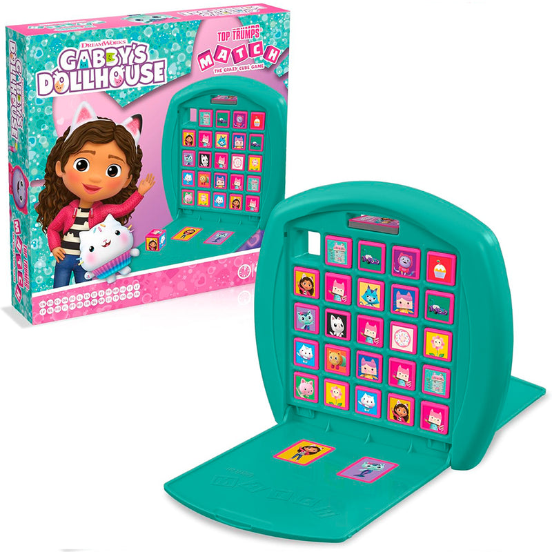Winning Moves Top Trumps Match (ny udgave) Gabby's Dollhouse (flersproget)