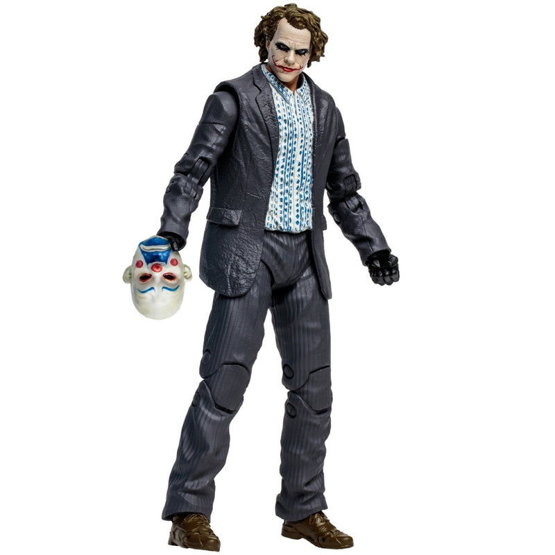DC Multiverse The Joker (Bank Robber) (The Dark Knight) 7 tommer actionfigur McFarlane Vault Collection