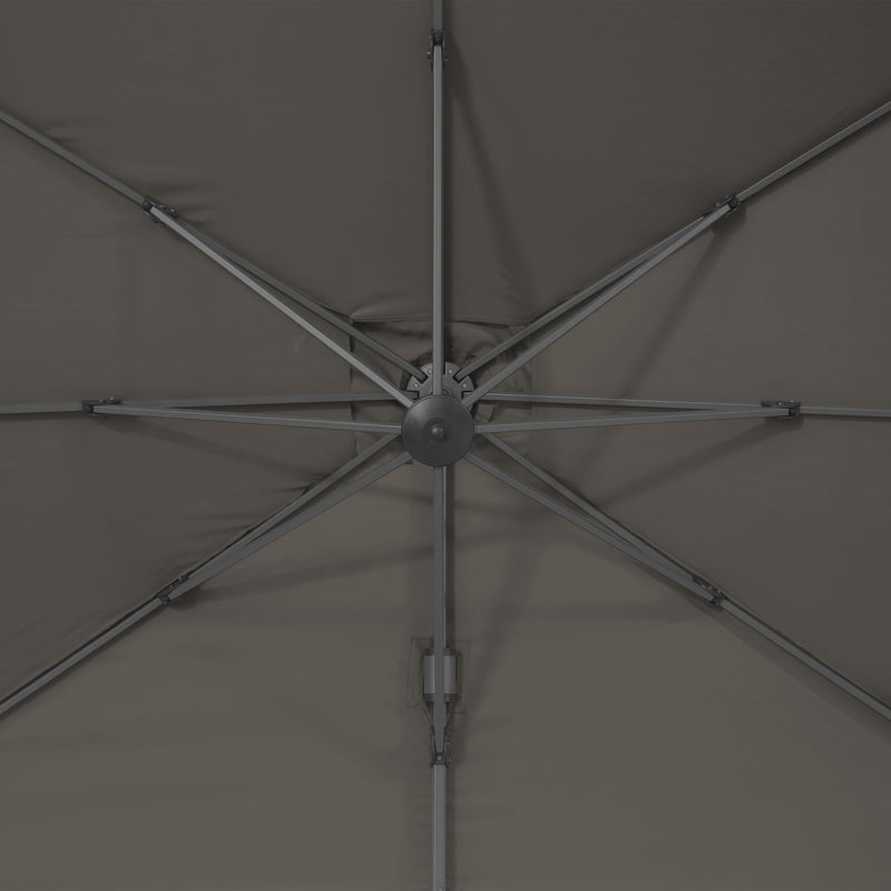 AXI Nyra Hængeparasol 200x300 cm Antracit/Taupe