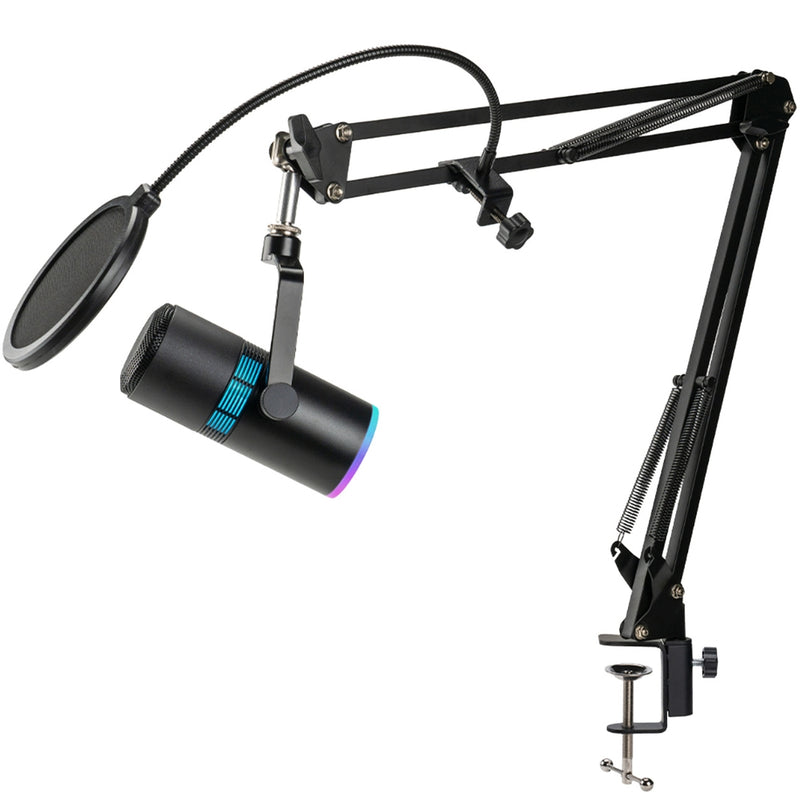 THRONMAX M30 CAPSULE KITS RGB USB-kondensatormikrofon, sort