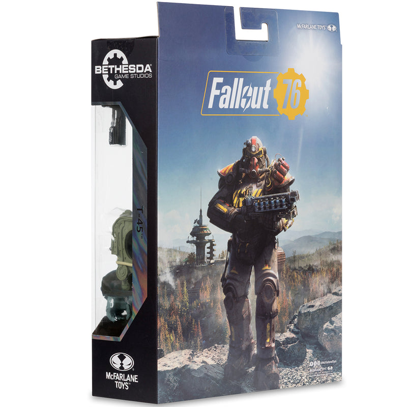 FALLOUT GAMING T-45 MILITARY ARMOR 7 tommer deluxe actionfigur McFarlane Toys (CHASE)