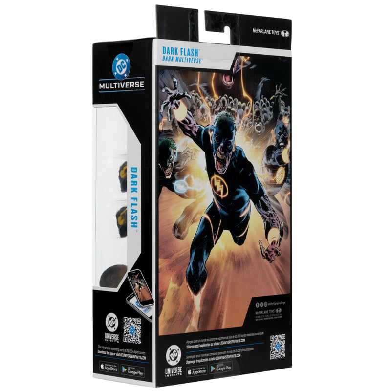McFarlane Toys DC MULTIVERSE 7 tommer - DARK FLASH (DARK MULTIVERSE)(CHASE)