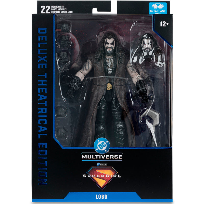 DC Multiverse Lobo (Supergirl Movie) 7 tommer actionfigur (Deluxe Theatrical Edition) McFarlane Toys