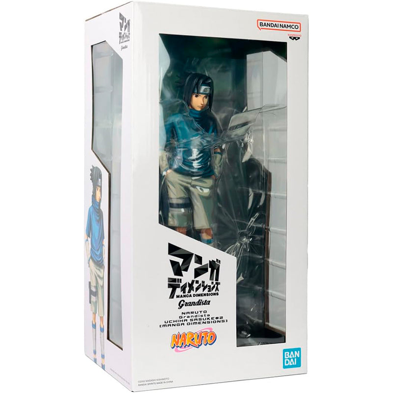 Bandai Banpresto Naruto - Grandista Uchiha Sasuke#2 [Manga Dimensions] figur