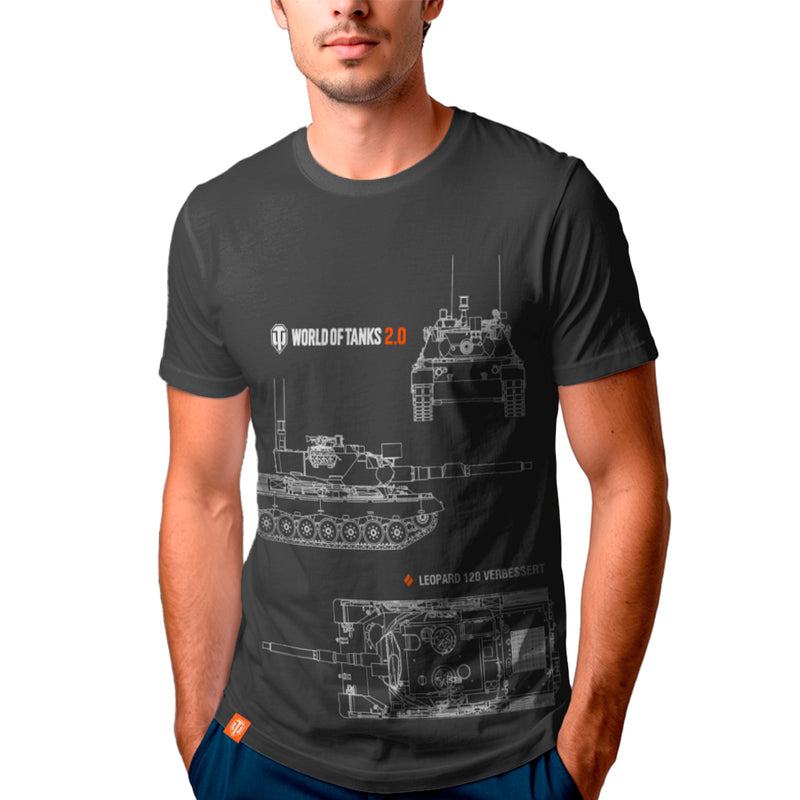 Wargaming, World of Tanks 2.0 Limited Edition T-shirt, grå