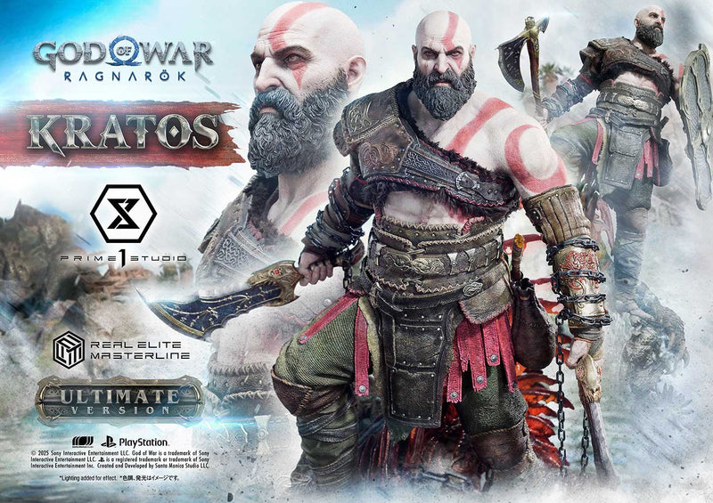 Prime 1 Studio Real Elite Masterline God of War: Ragnarok Kratos Ultimate Bonus Version