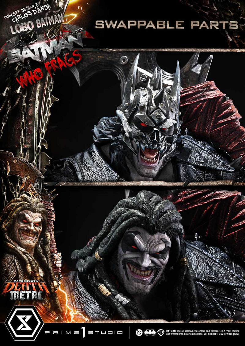 Prime 1 Studio Museum Masterline Dark Nights: Death Metal (Comics) Lobo Batman: Batman Who Frags (Concept design by Carlos D'Anda)