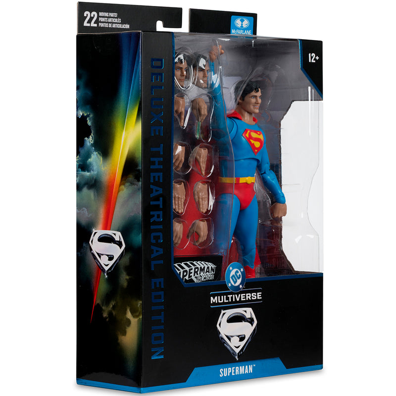 DC Multiverse Superman (Superman: The Movie 1978) 7 tommer actionfigur (Deluxe Theatrical Edition) McFarlane Toys