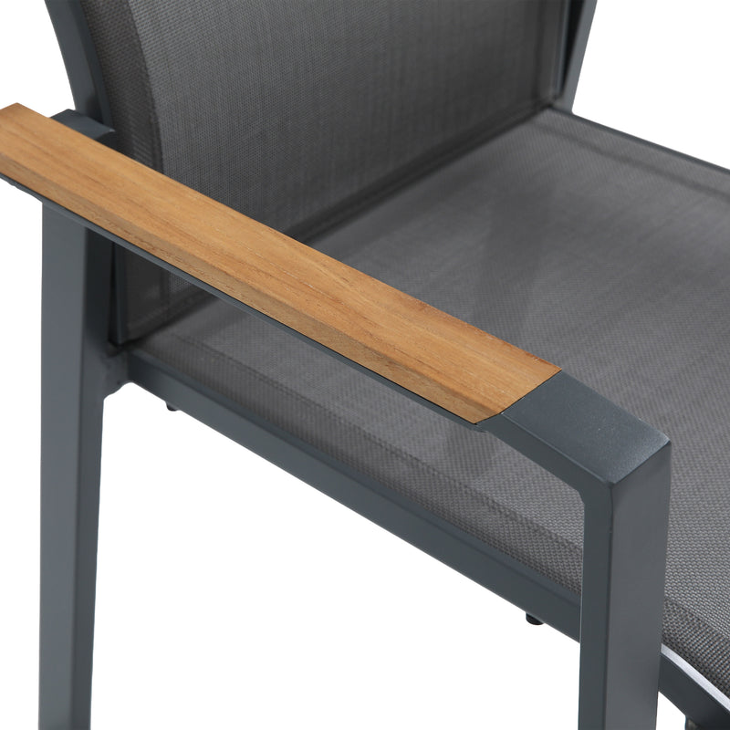 AXI Marzi/Alva 180-240 cm Havesæt 7-delt Teak - udtrækkeligt