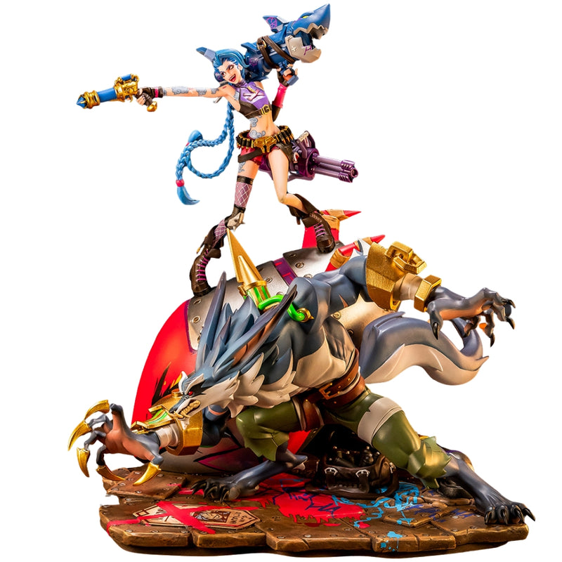 PureArts 2XKO: Jinx & Warwick diorama i skala 1/10