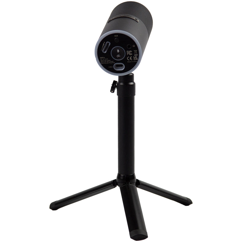 THRONMAX M8P PULSE PRO RGB USB-kondensatormikrofon 96KHZ, sort