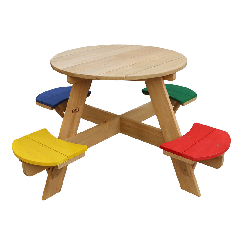 AXI UFO Picnicbord Rundt - Regnbue