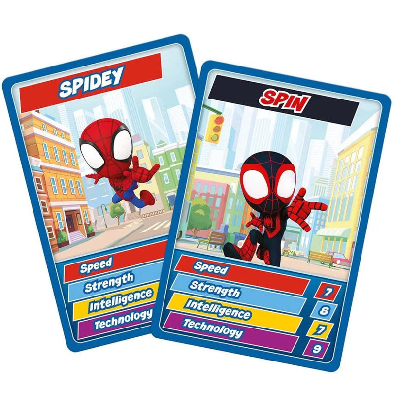 Spidey and His Amazing Friends Top Trumps Junior kortspil (engelsk)