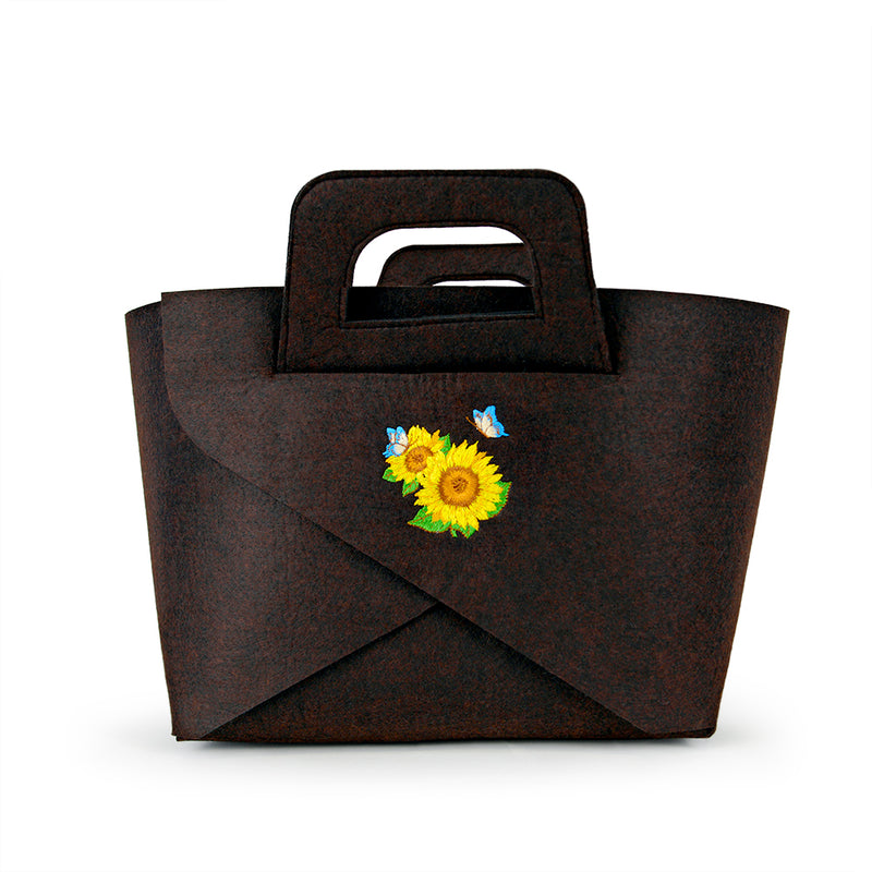 Omdannelig filttaske WP MERCHANDISE Picnic in Sunflowers, 39.5 cm