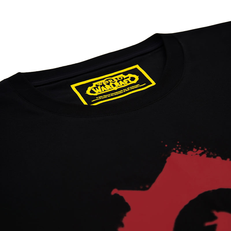 World of Warcraft Horde Classic T-shirt, farve: sort, størrelse: