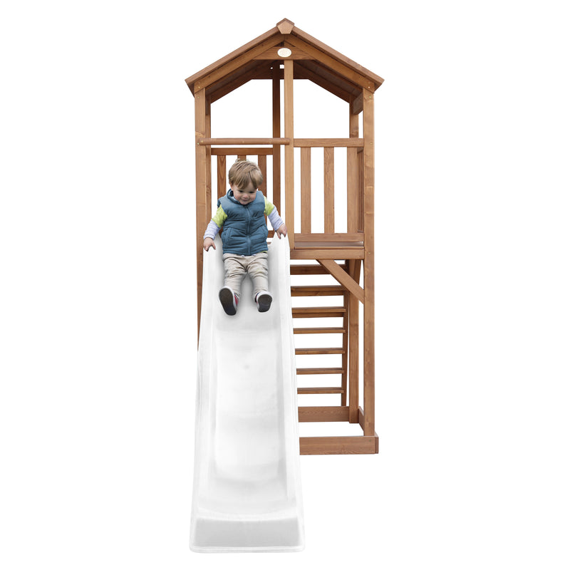 AXI Beach Tower Legetårn Brun - Hvid Rutsjebane