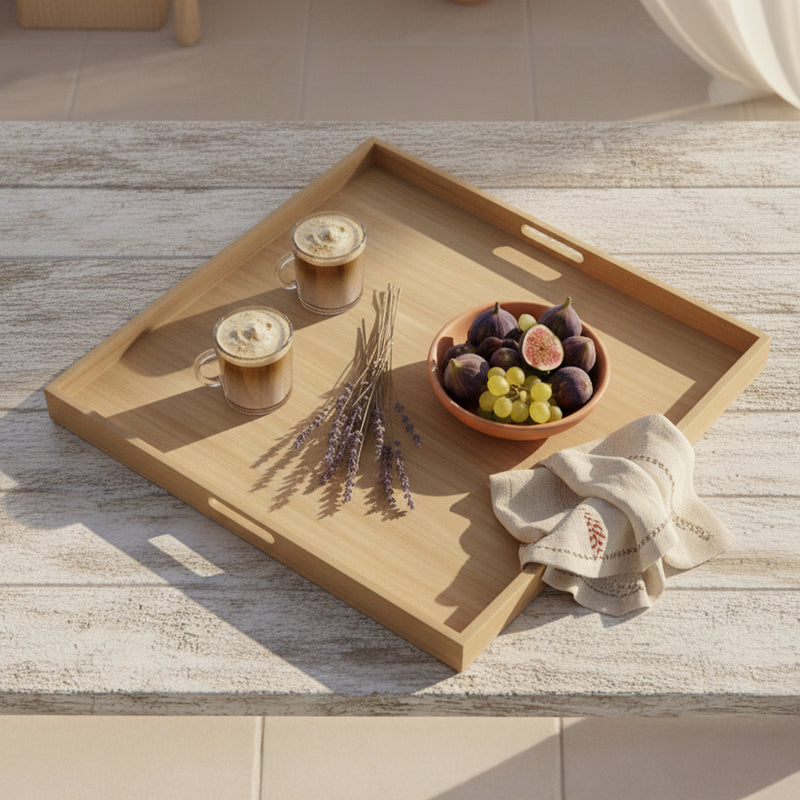 AXI Bayu Teak Bakke 60x60x5 cm