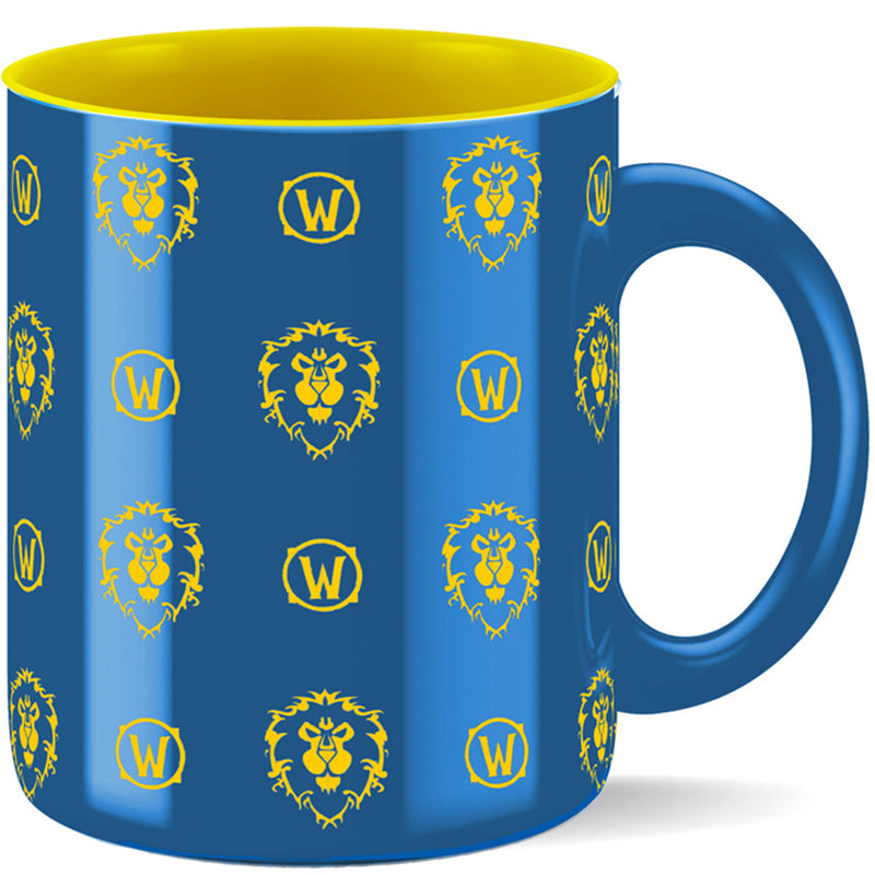 Krus World of Warcraft: Alliance (mønster), 11 OZ (325 ml) med gaveæske