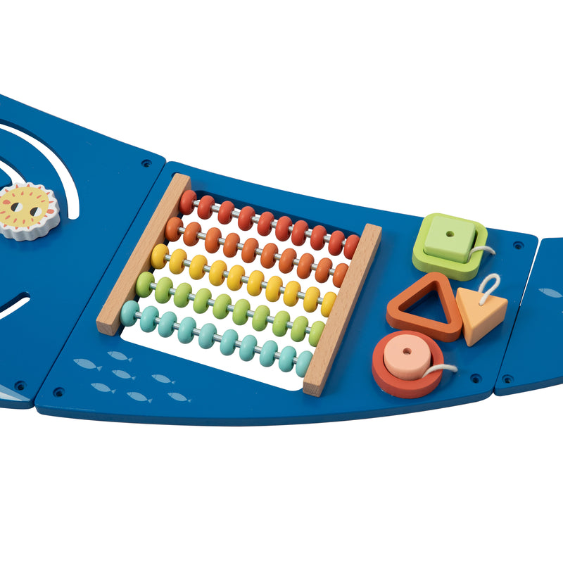 Tooky Toy Træaktivitetspanel Hval