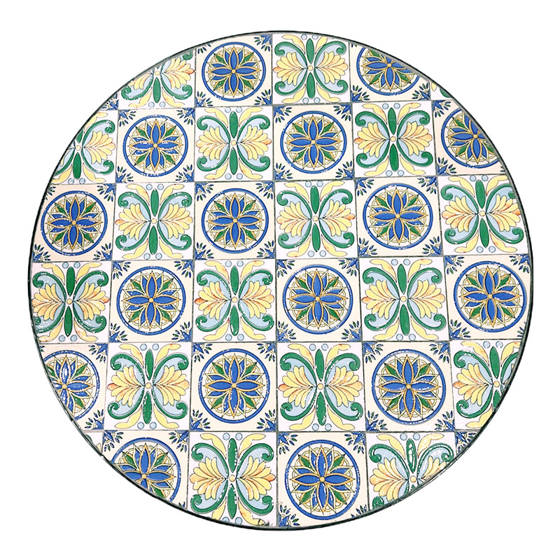 AXI Amélie Bistrosæt Mosaik Siciliansk Stil - Blå/Gul
