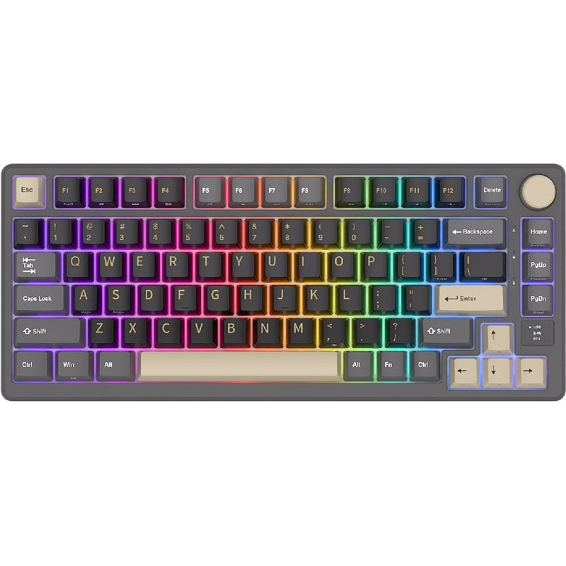 Royal Kludge M75 OLED 81K Phantom - RGB ANSI (ENG) trådløs