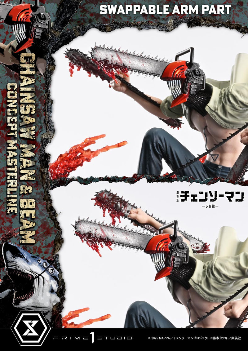 Prime 1 Studio Concept Masterline Chainsaw Man – The Movie: Reze Arc CHAINSAW MAN & BEAM
