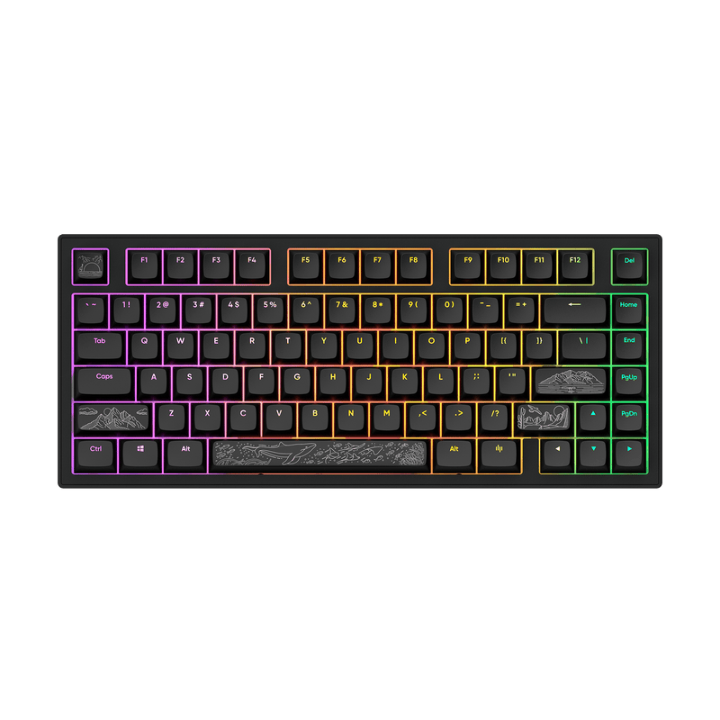 Dark Project ALU Terra Nostra R2 sort - kablet gamingtastatur (ANSI)