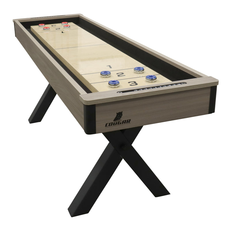 Cougar Mason American Shuffleboard Bord Eg/Sort