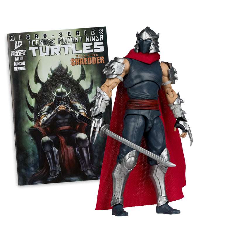 Teenage Mutant Ninja Turtles (Page Punchers) Shredder 5 tommer actionfigur med tegneserie McFarlane Toys