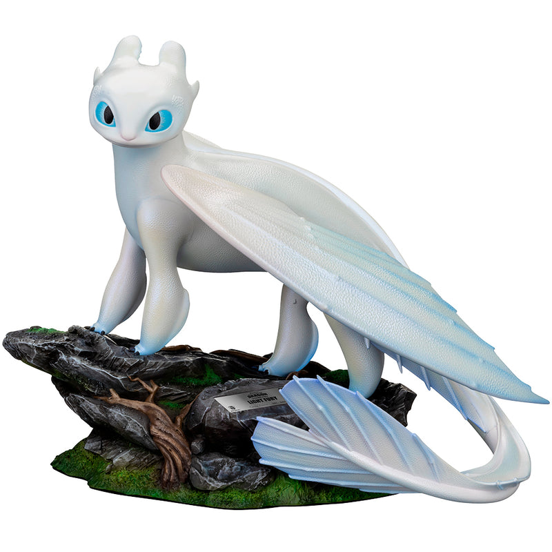 How to Train Your Dragon 3 Master Craft Light Fury statue