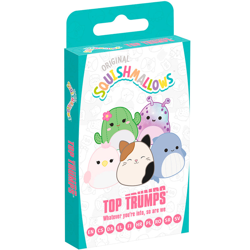 Winning Moves Top Trumps - Squishmallows kortspil i standardæske (flersproget)