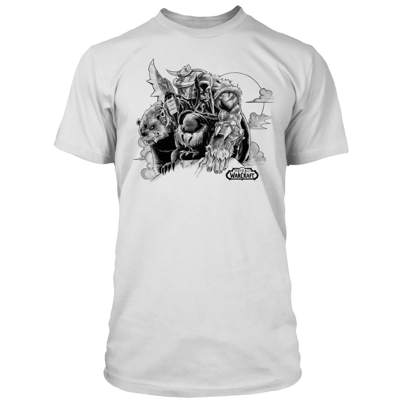 Jinx World of Warcraft - The Beastmaster premium T-shirt hvid